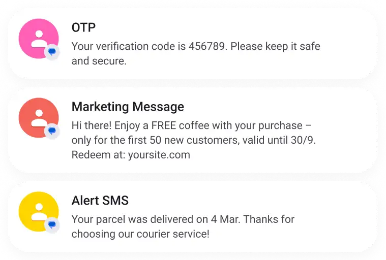 Brazil SMS API samples: OTP, bulk SMS, and marketing messages via MoceanAPI
